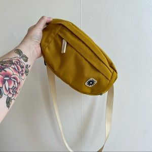 Walker Family Goods Yellow Louie Sling Fanny Pack Hip Bag Crossbody
